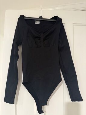 Black Long Sleeve Bodysuit
